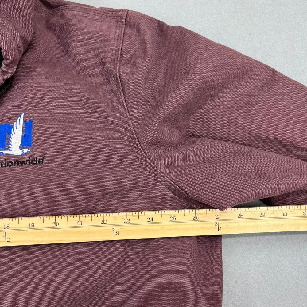 Carhartt WJ130 DPM Sandstone Hooded Jacket Plum Nationwide Womens XXL 20 - Picture 7 of 15